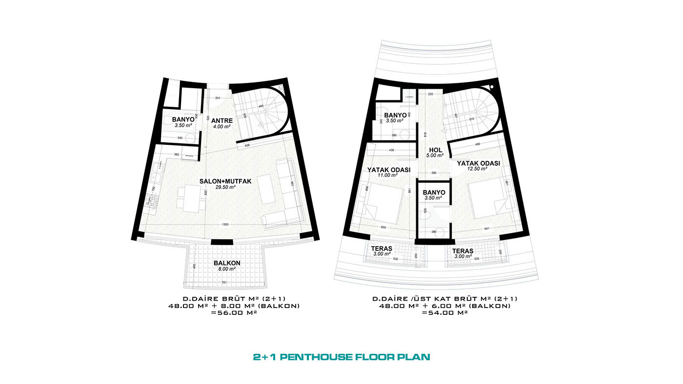 New Antalya Apartments with High Investment Potential in Altıntaş - 66690