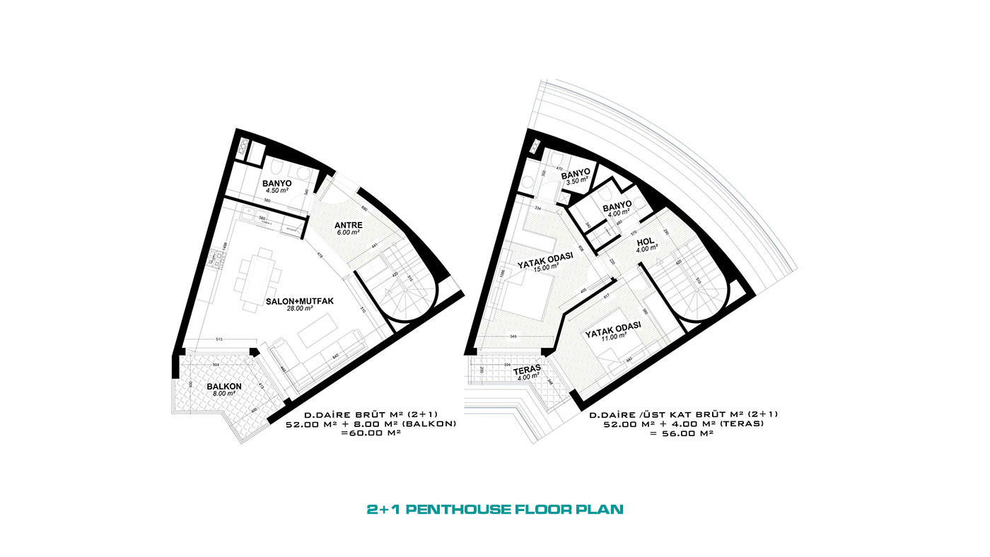 New Antalya Apartments with High Investment Potential in Altıntaş - 66691