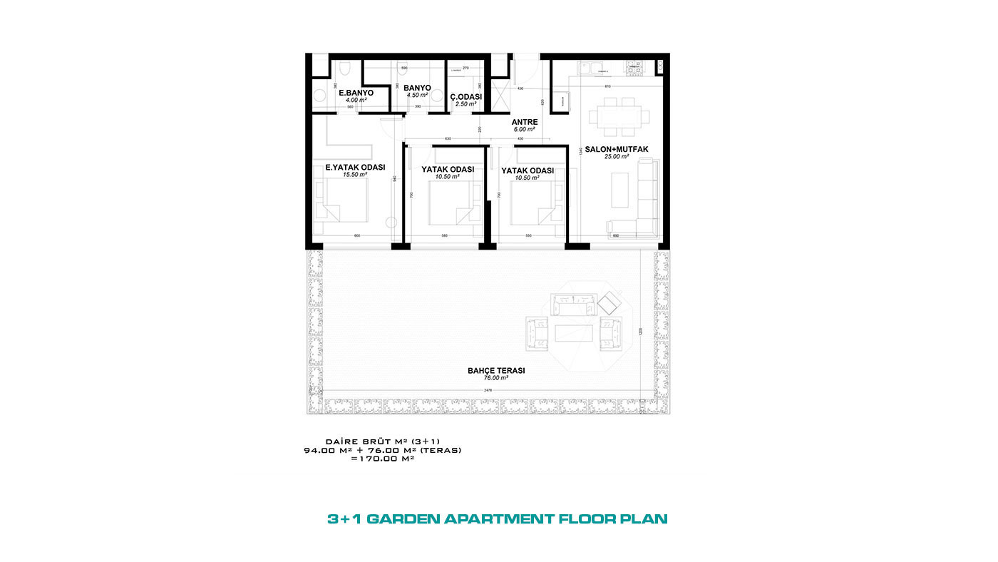 New Antalya Apartments with High Investment Potential in Altıntaş - 66695