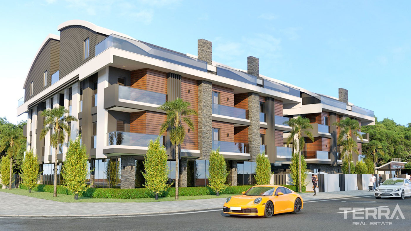 Nowe apartamenty z widokiem na góry w Antalyi Konyaaltı - 66768