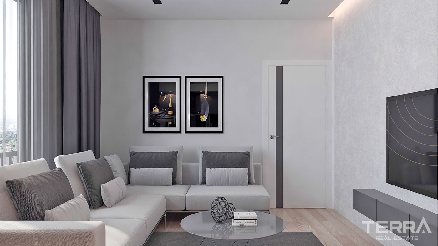 Brandneue zentrale Apartments, geeignet für Investitionen in Antalya - 67044