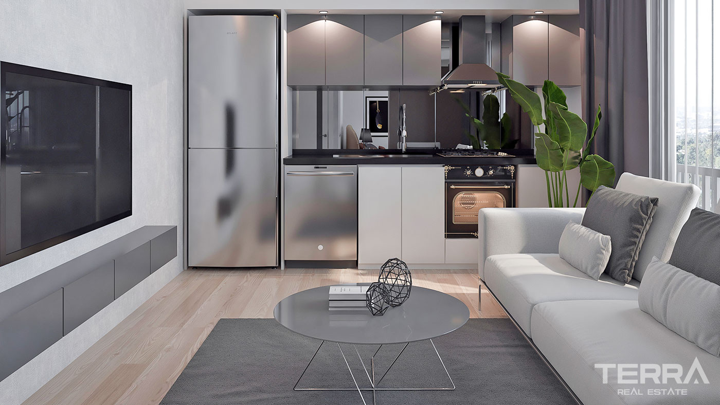 Brandneue zentrale Apartments, geeignet für Investitionen in Antalya - 67049