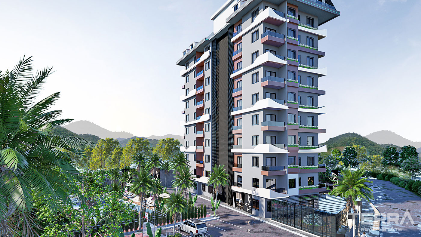 High Quality Flats with Luxury Design in Alanya, Demirtaş