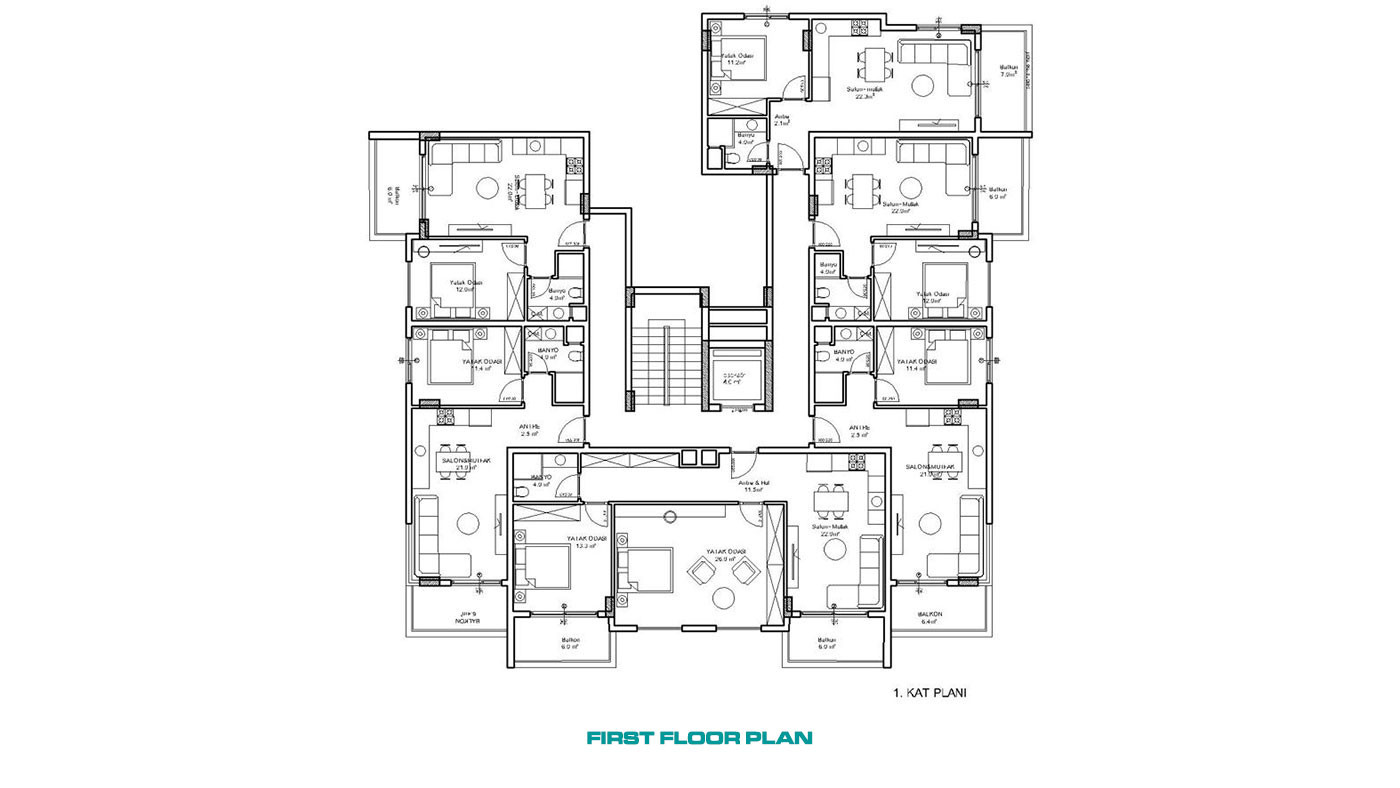 Bargain Flats Offering High Investment Potential in Alanya Konaklı - 67758