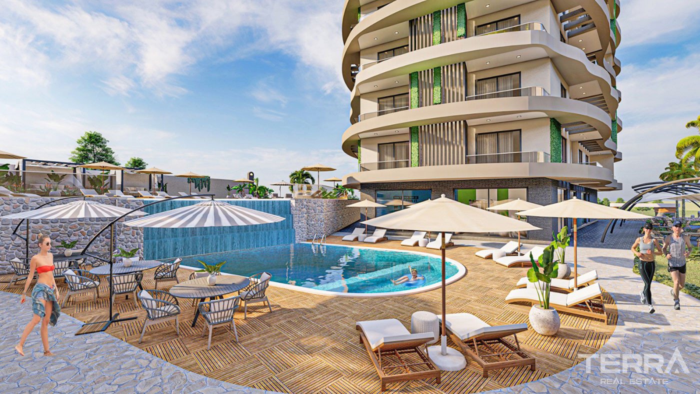 5-Star Hotel Concept Luxury Apartments in Alanya Avsallar