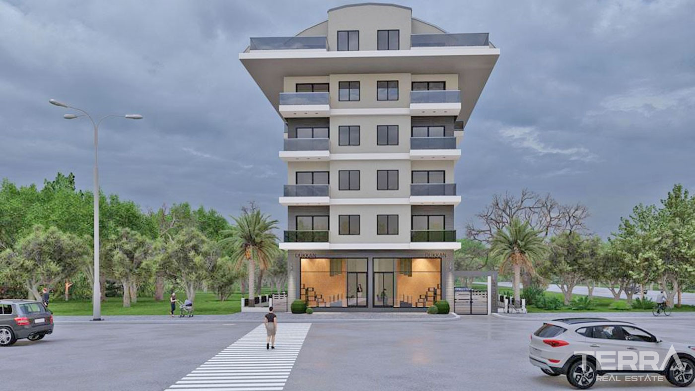 Niedrogie apartamenty Alanya zaledwie 1 km do plaży w Avsallar - 67966