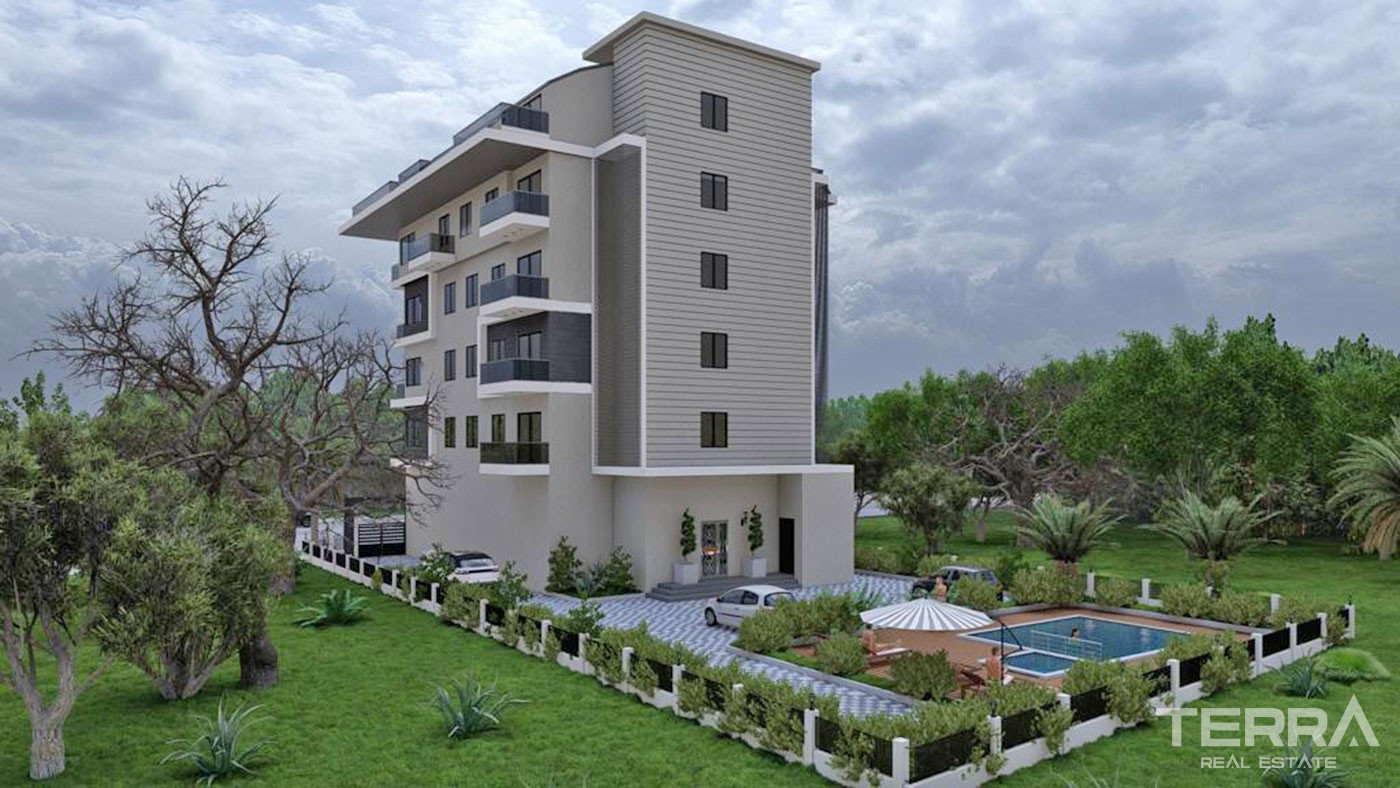 Niedrogie apartamenty Alanya zaledwie 1 km do plaży w Avsallar - 67969