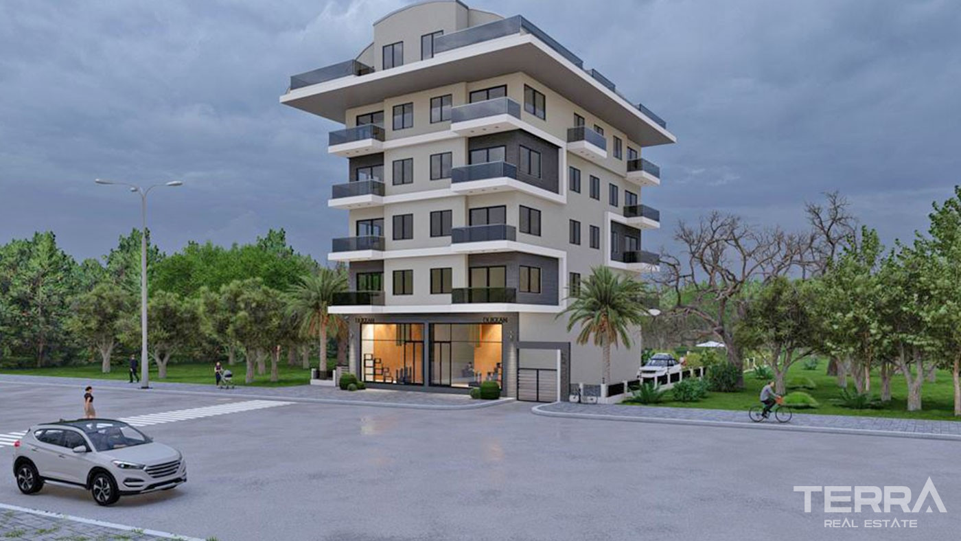 Niedrogie apartamenty Alanya zaledwie 1 km do plaży w Avsallar - 67970
