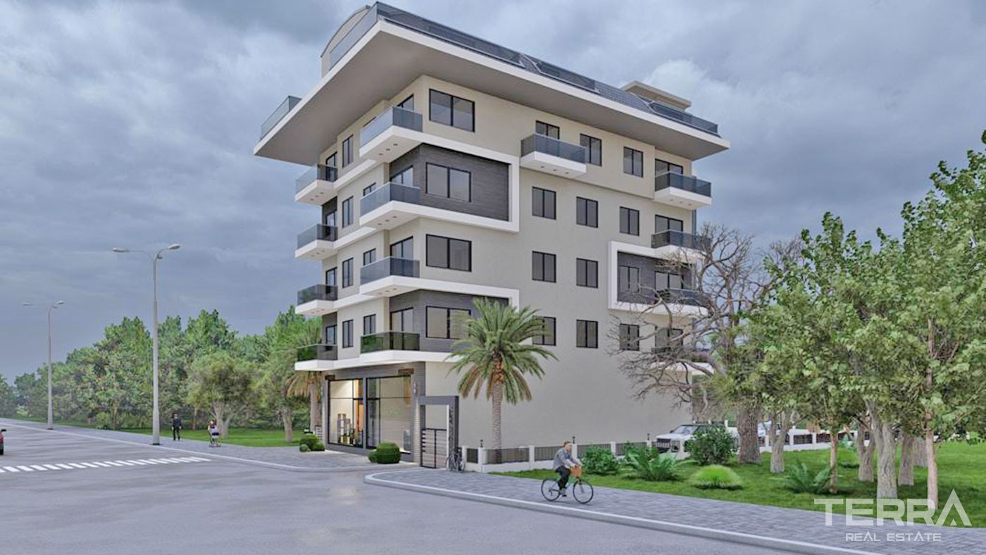 Niedrogie apartamenty Alanya zaledwie 1 km do plaży w Avsallar - 67972