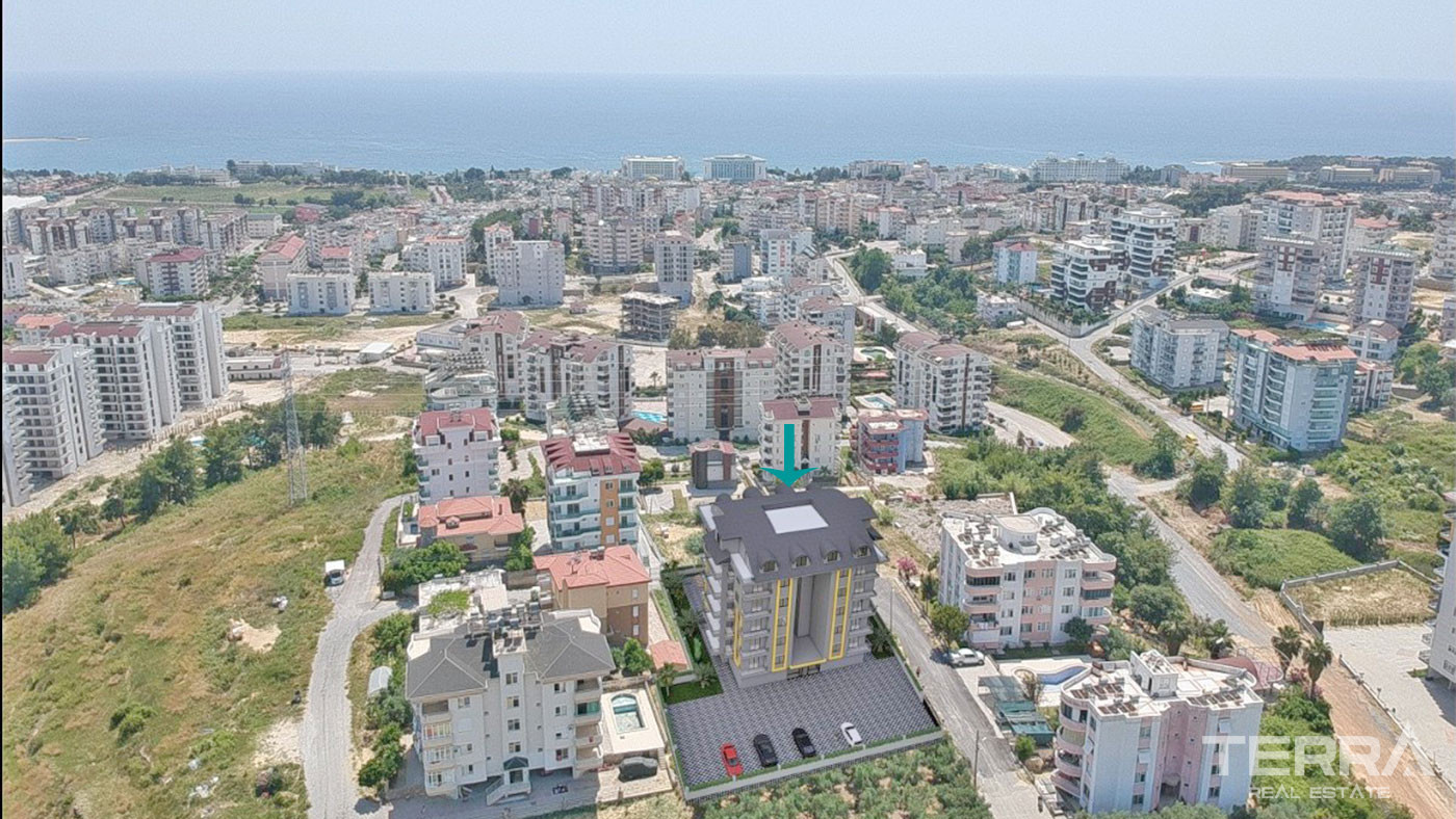 Brand New Apartments in Alanya Avsallar 1 km to the Beach - 68180