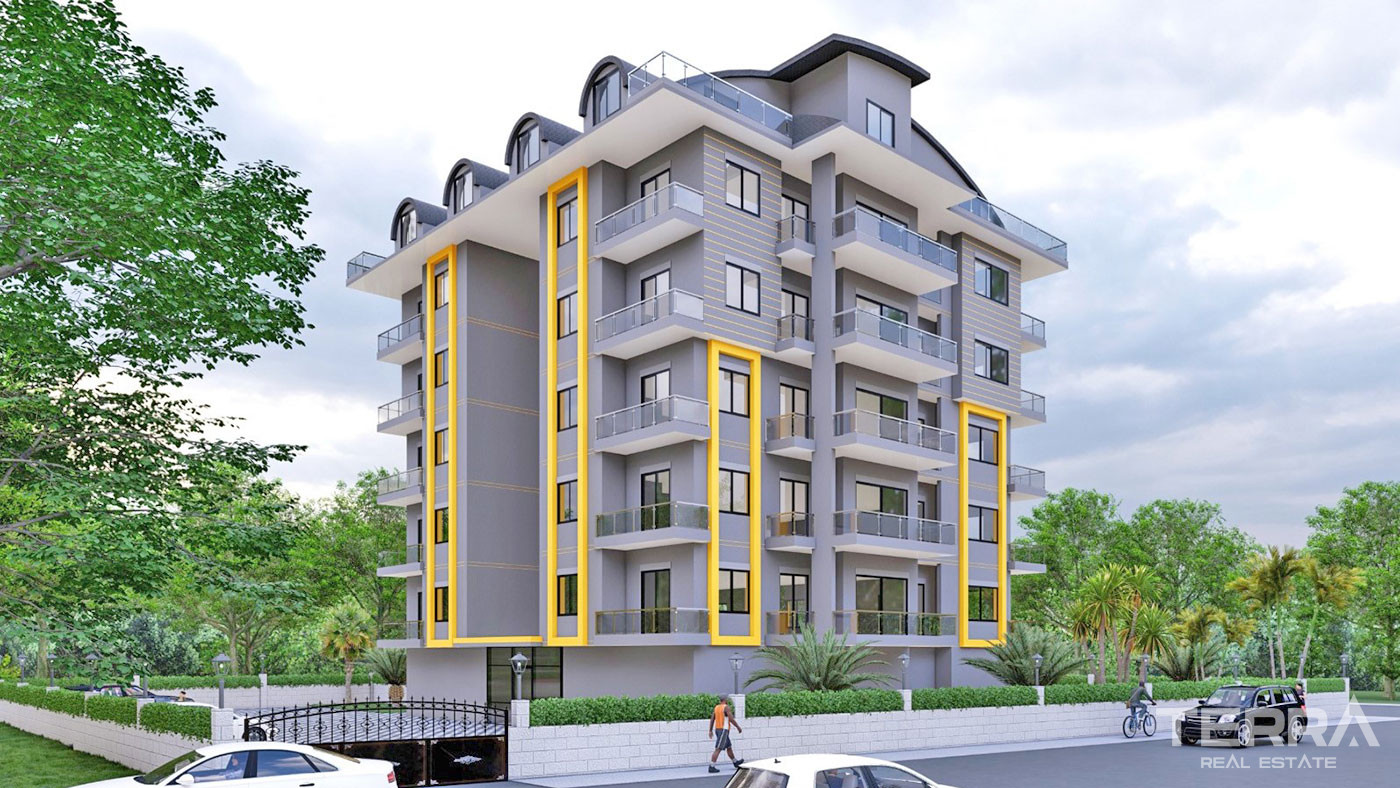 Brand New Apartments in Alanya Avsallar 1 km to the Beach - 68183