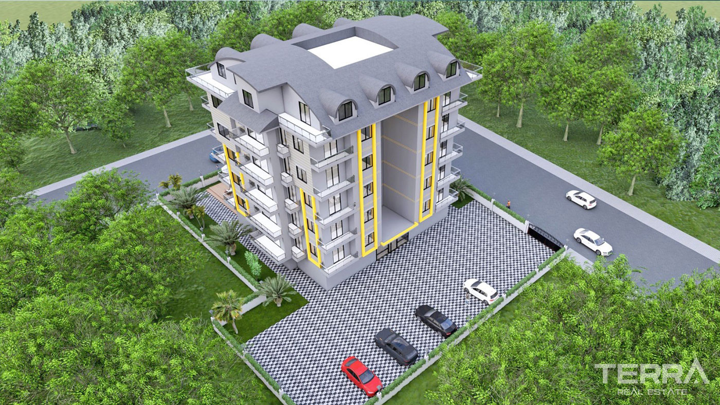 Brand New Apartments in Alanya Avsallar 1 km to the Beach - 68184