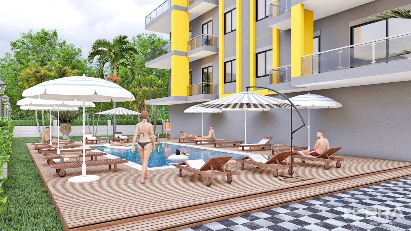 Brand New Apartments in Alanya Avsallar 1 km to the Beach - 68186