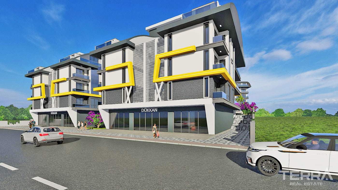 Modern Luxury Flats in Oba, Alanya with Joyful Social Facilities - 68158