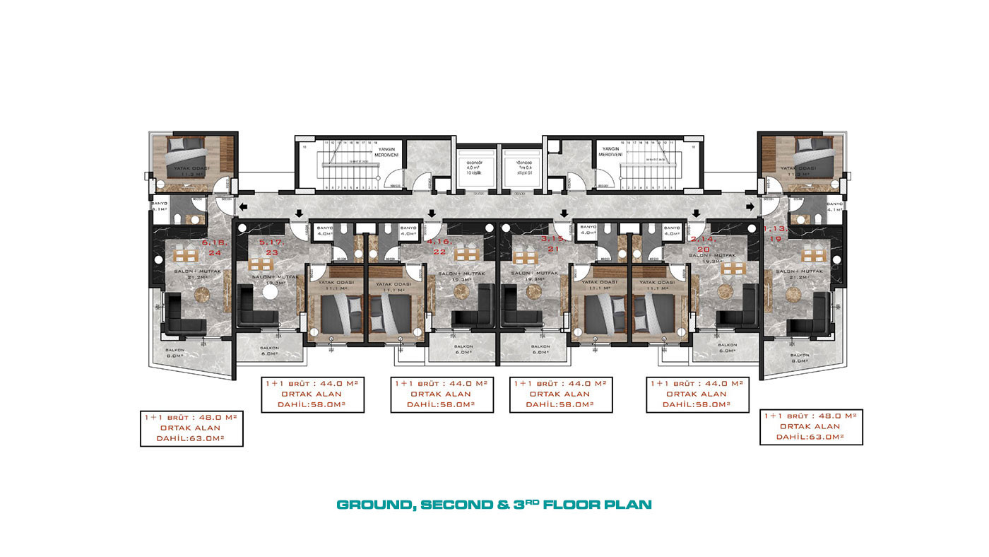 Luxury Real Estate in Avsallar, Alanya with Numerous Features - 68268
