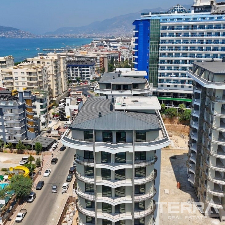 Brand New Apartments in Alanya Tosmur 200 m to the Beach - 101441