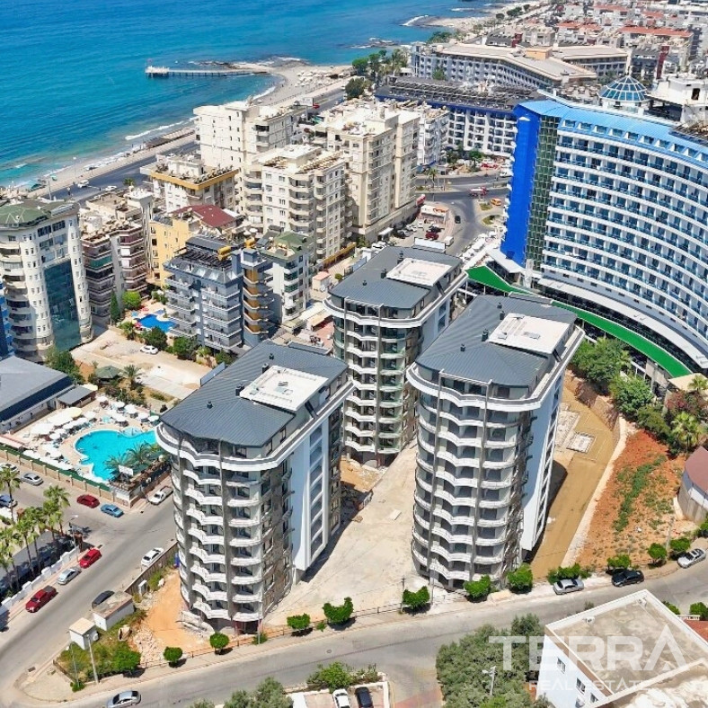 Brand New Apartments in Alanya Tosmur 200 m to the Beach - 101443