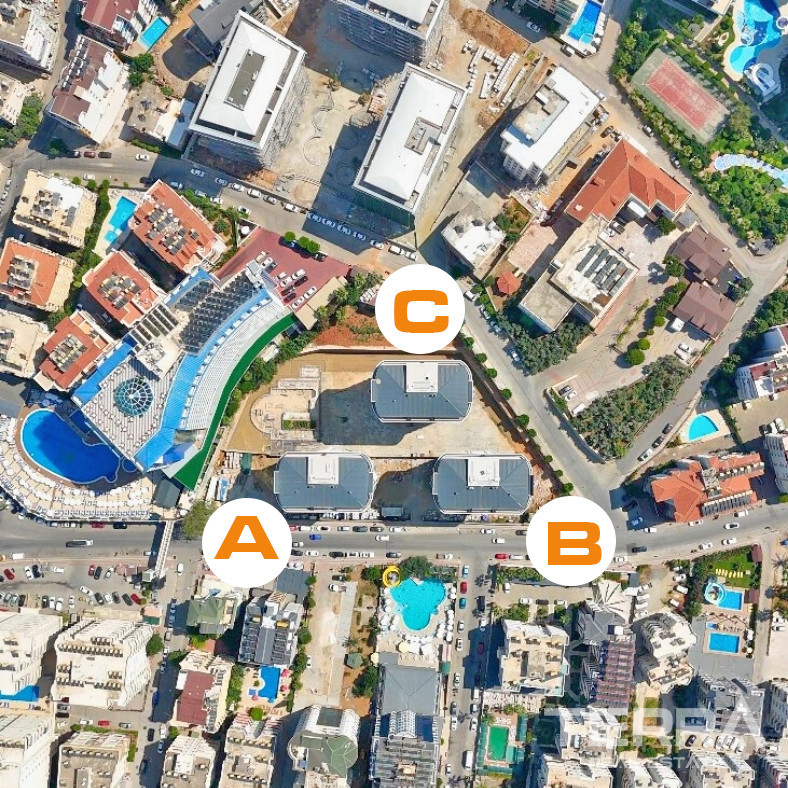 Brand New Apartments in Alanya Tosmur 200 m to the Beach - 101444