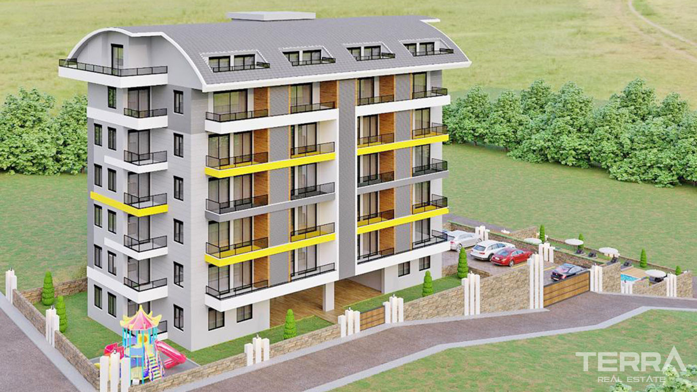 Well-Located Apartments in Alanya, Avsallar with Modern Design - 68401