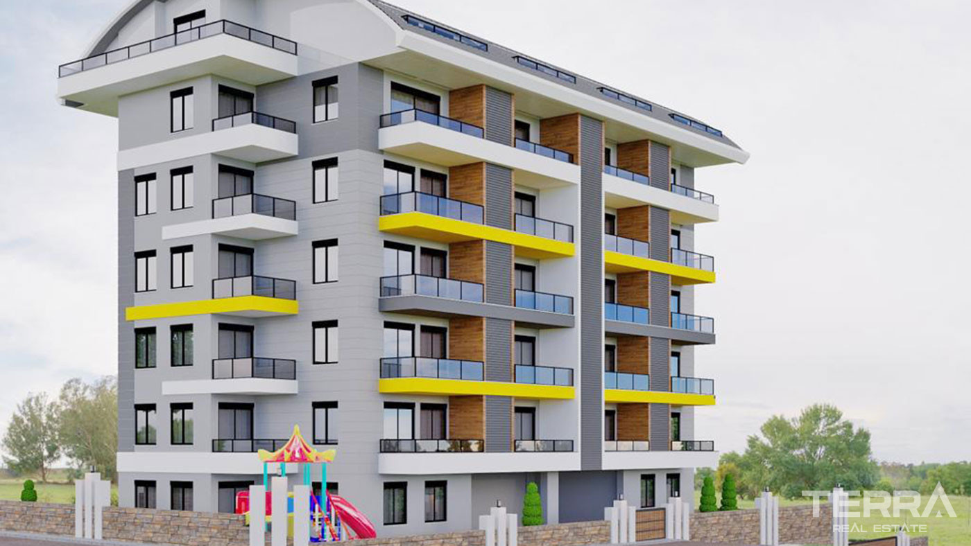Well-Located Apartments in Alanya, Avsallar with Modern Design - 68404