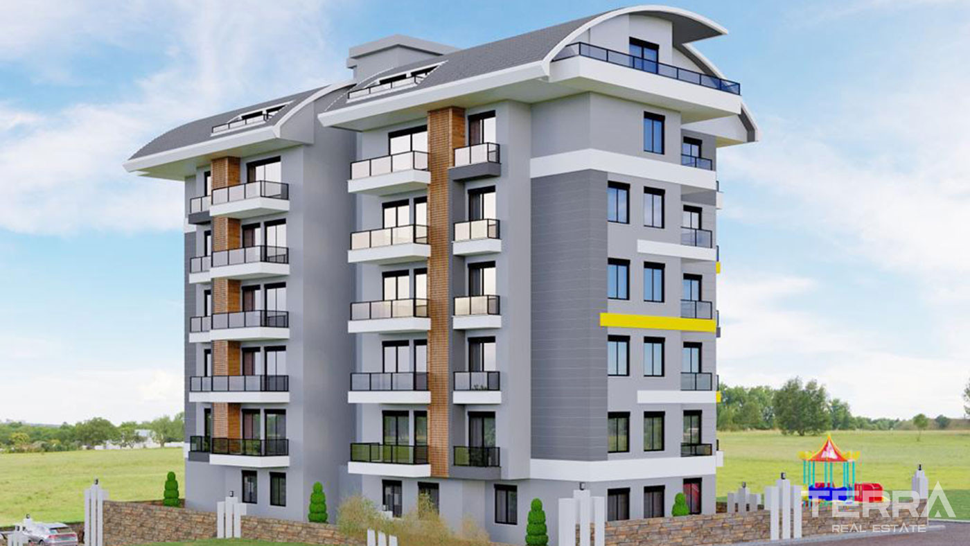 Well-Located Apartments in Alanya, Avsallar with Modern Design - 68405