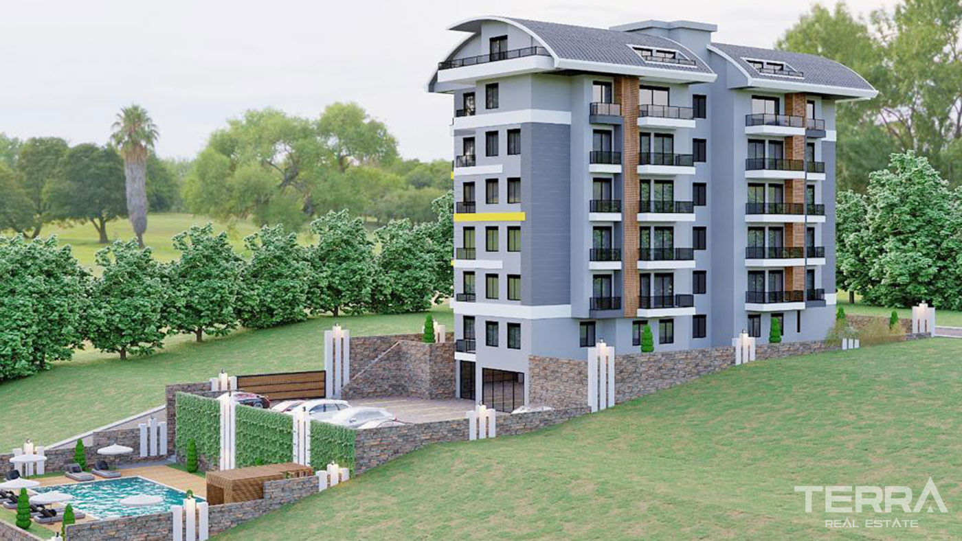 Well-Located Apartments in Alanya, Avsallar with Modern Design - 68406