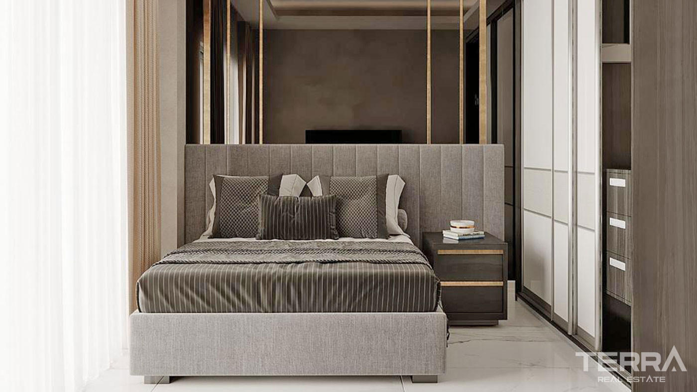 Well-Located Apartments in Alanya, Avsallar with Modern Design - 68423
