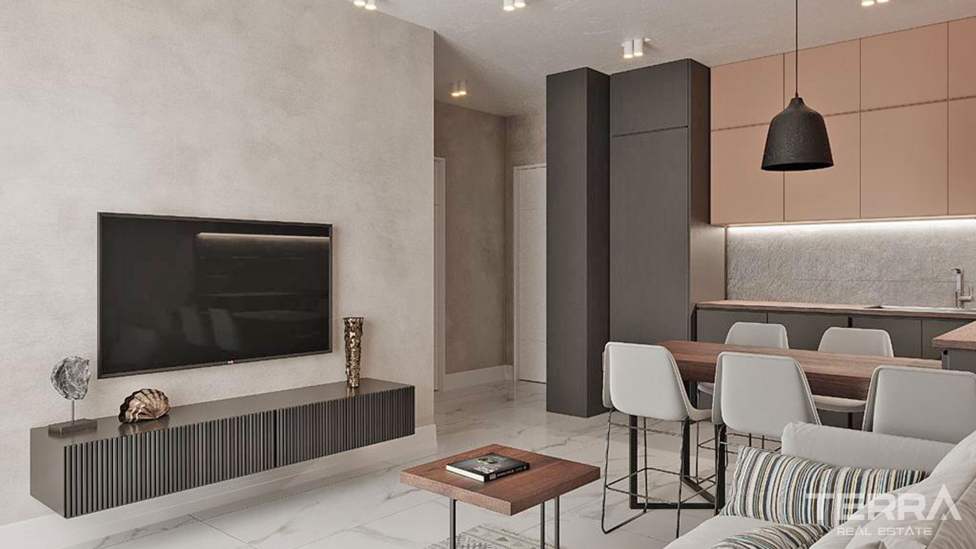 Well-Located Apartments in Alanya, Avsallar with Modern Design - 68425