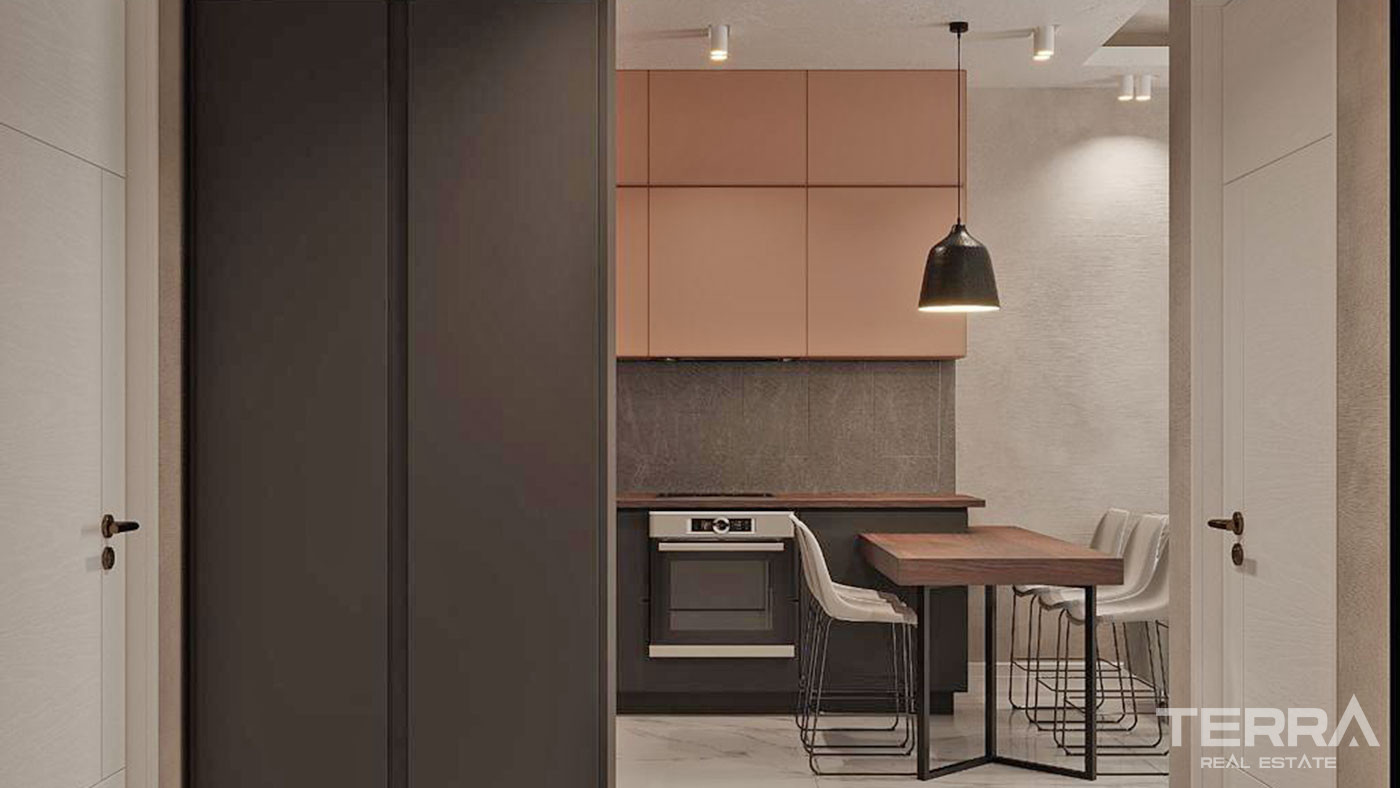 Well-Located Apartments in Alanya, Avsallar with Modern Design - 68428