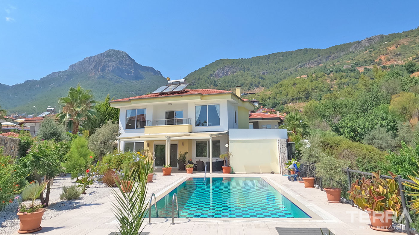 Fully Furnished Villa in Oba, Alanya with Smart Home System