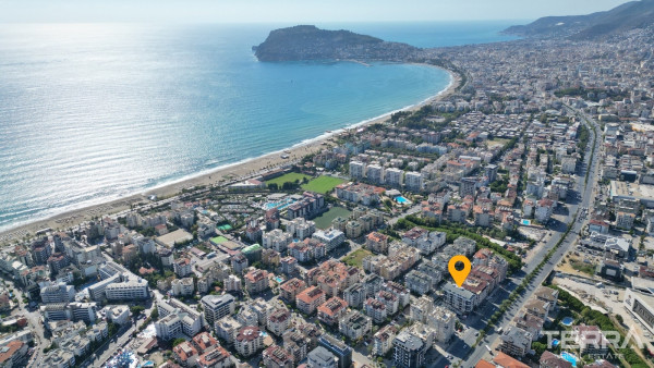 Appartements de Luxe à Vendre à Alanya, à Proximité des Commerces