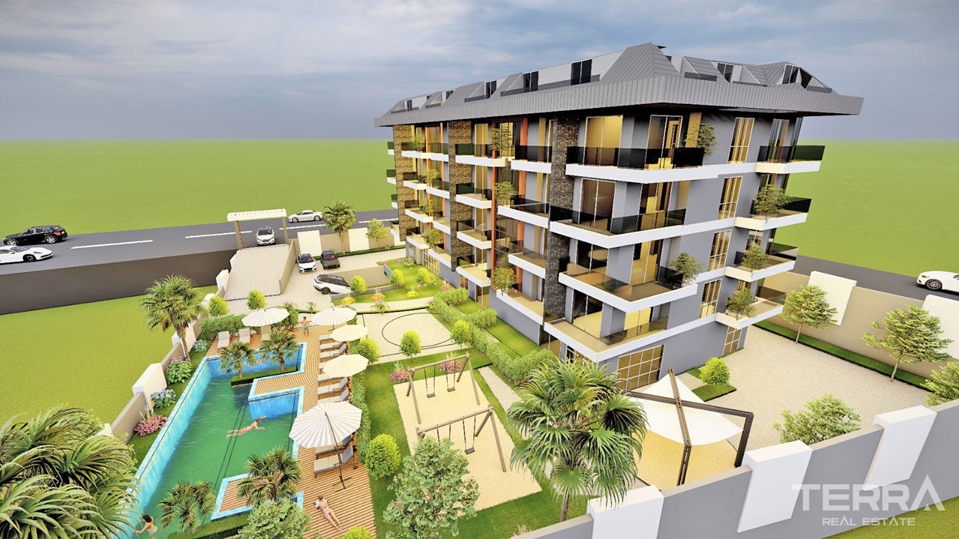 Centrally Located Luxury Apartments Close to the Beach in Oba, Alanya - 68589