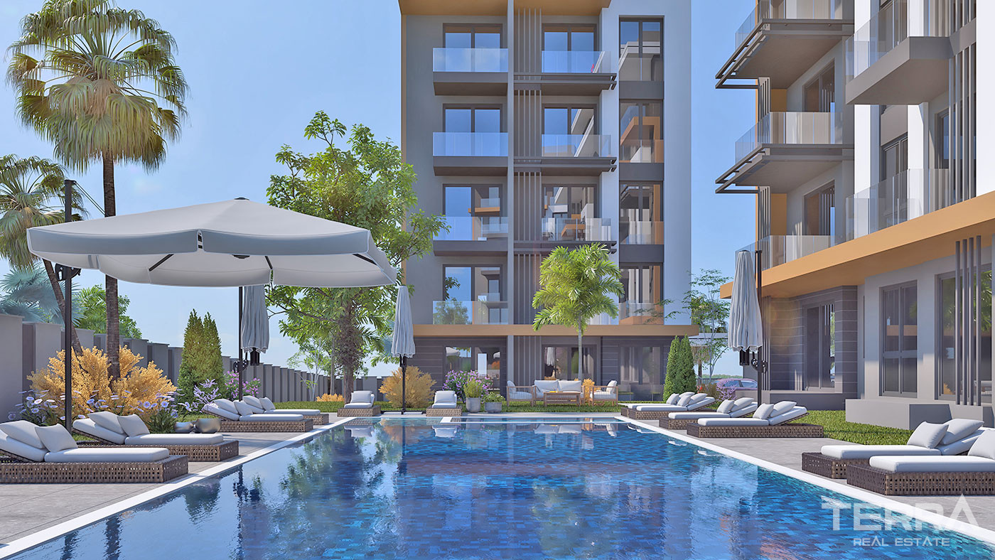 Modern Antalya Apartments with Luxury Complex Amenities in Altıntaş - 68691