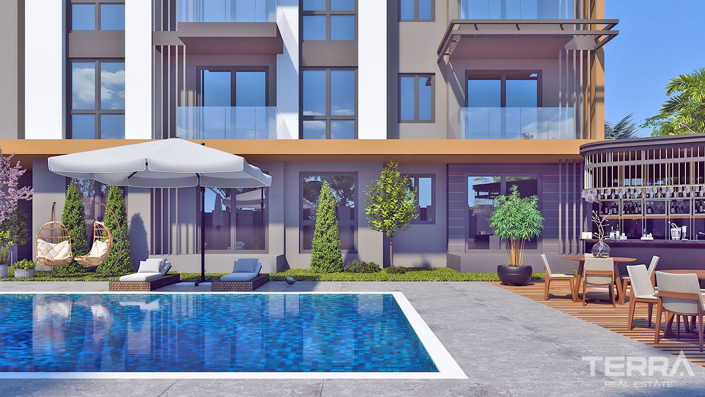 Modern Antalya Apartments with Luxury Complex Amenities in Altıntaş - 68693