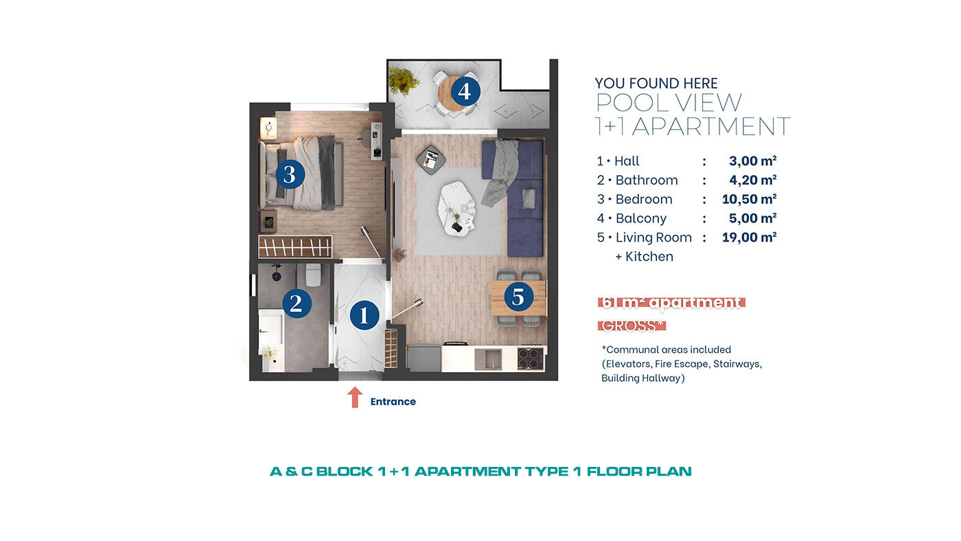 Modern Antalya Apartments with Luxury Complex Amenities in Altıntaş - 68699