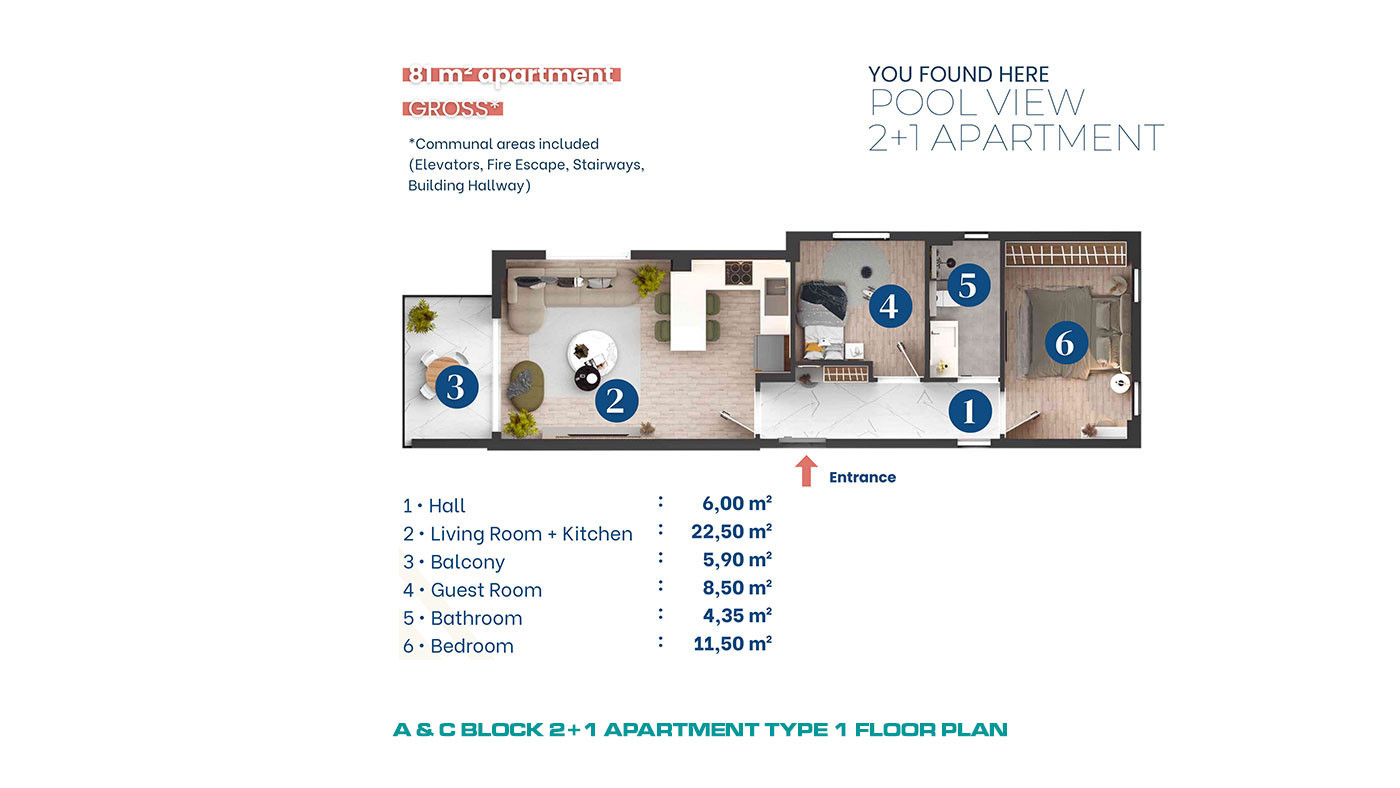 Modern Antalya Apartments with Luxury Complex Amenities in Altıntaş - 68700