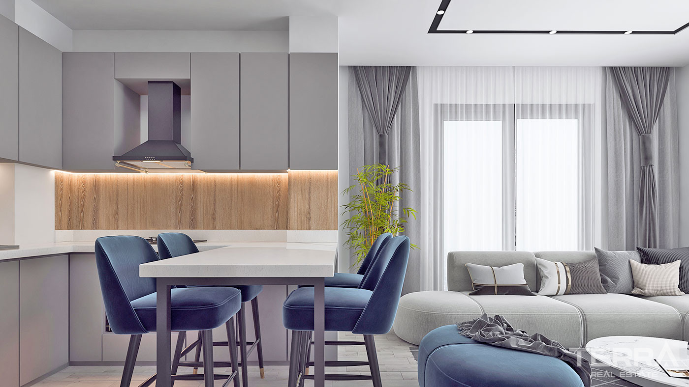 Modern Antalya Apartments with Luxury Complex Amenities in Altıntaş - 68714