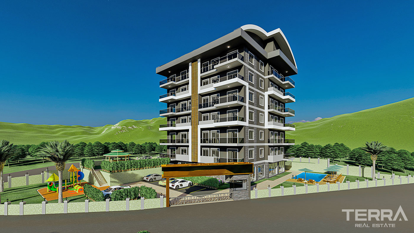 Luxury Flats for Sale in Alanya Oba Suitable for Investment - 68774
