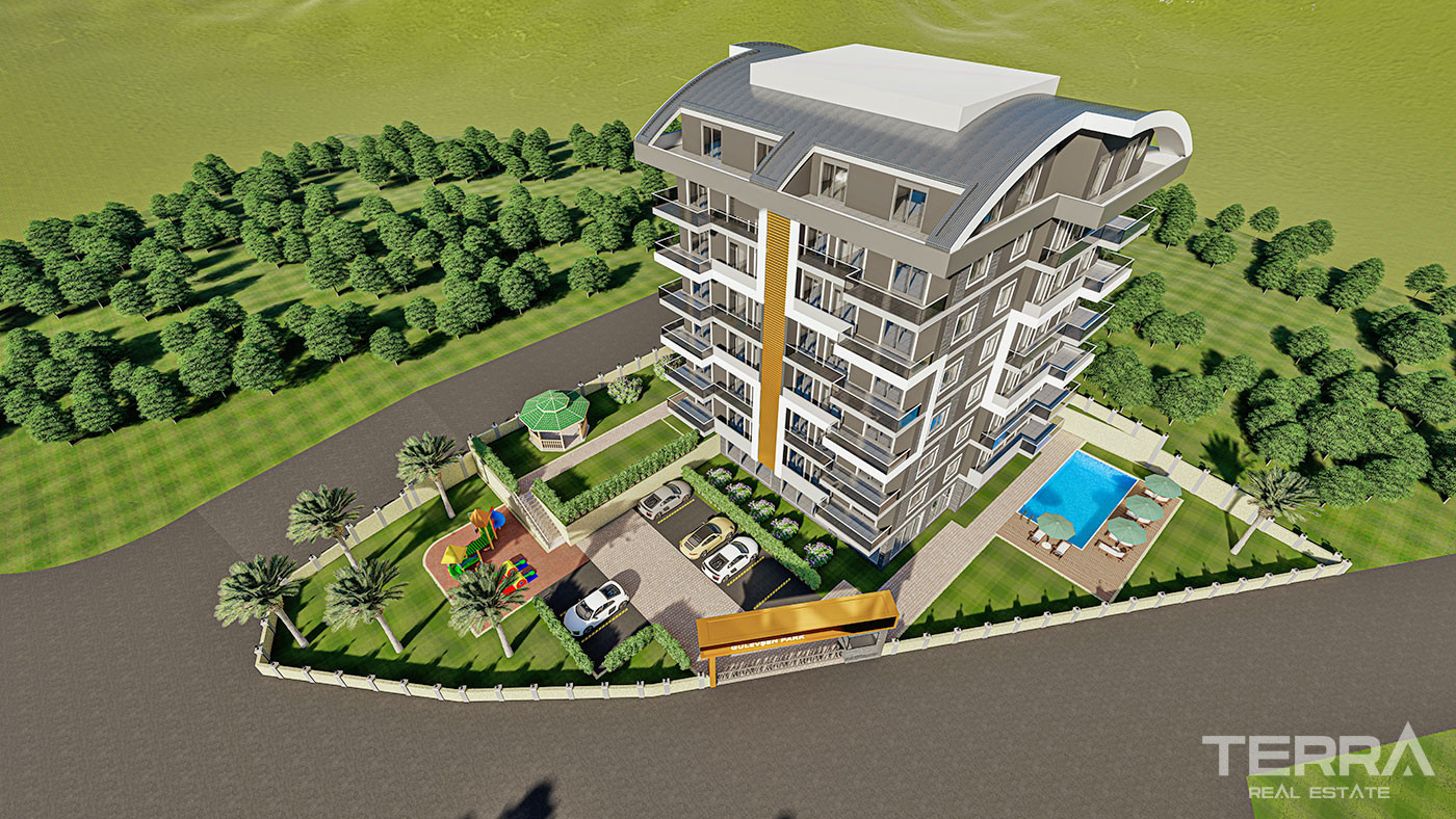 Luxury Flats for Sale in Alanya Oba Suitable for Investment - 68777