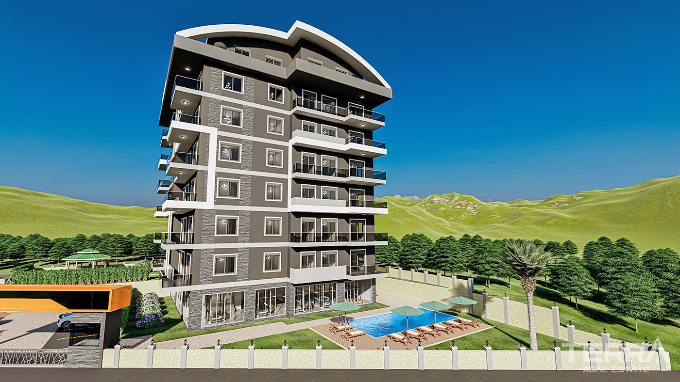 Luxury Flats for Sale in Alanya Oba Suitable for Investment
