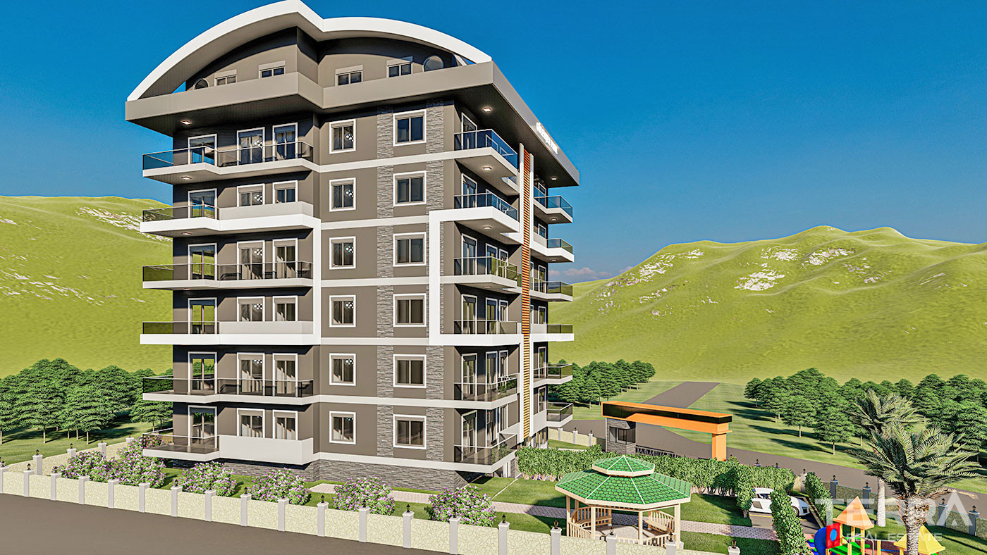 Luxury Flats for Sale in Alanya Oba Suitable for Investment - 68780