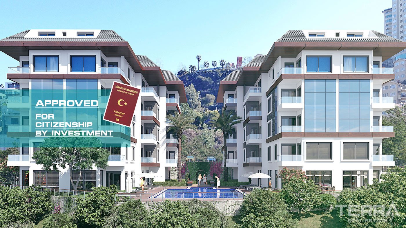 Sea View Alanya Apartments Suitable for Citizenship in Kargıcak