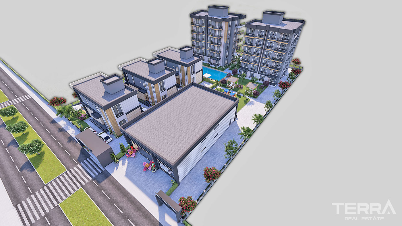 Luxury Living Villas in Secure Complex in Antalya, Altıntaş - 68859