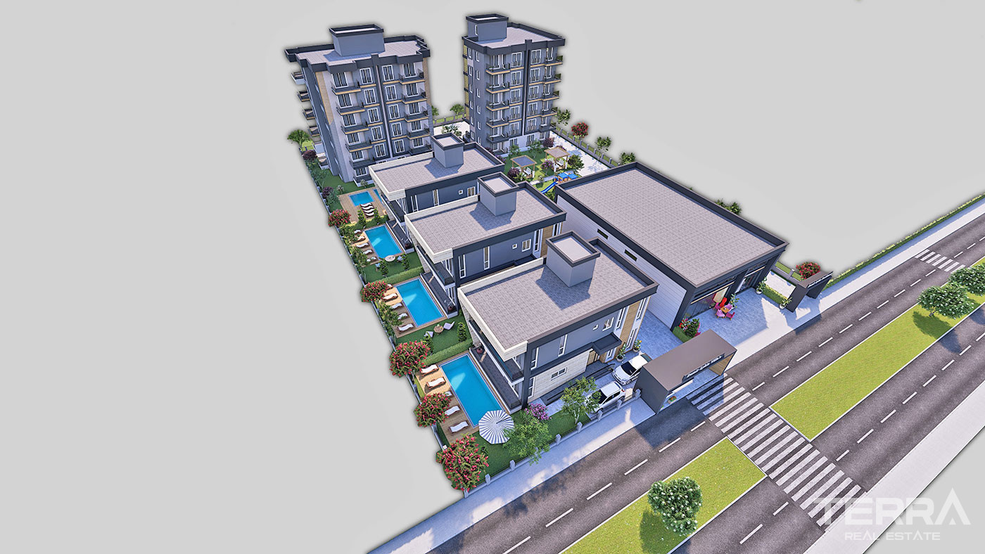Luxury Living Villas in Secure Complex in Antalya, Altıntaş - 68863