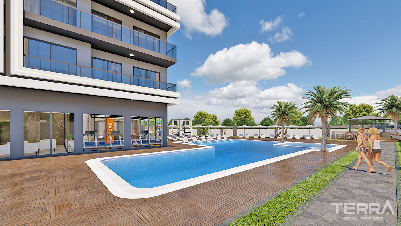 Affordably Priced Luxurious Alanya Apartment in Avsallar - 68924