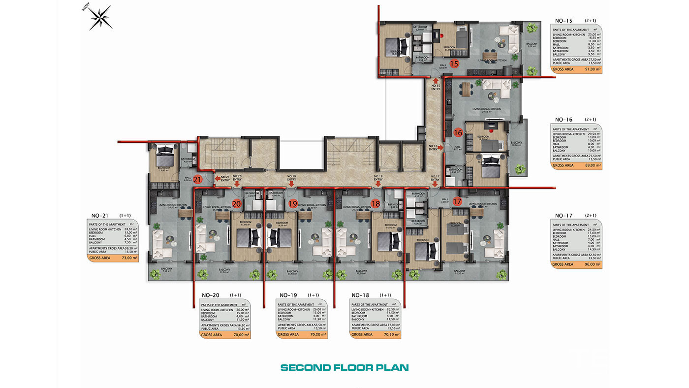 Affordably Priced Luxurious Alanya Apartment in Avsallar - 68933