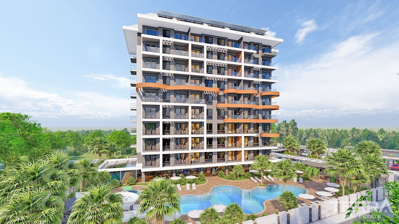 Luxury Apartments Close to the Beach in Alanya, Avsallar