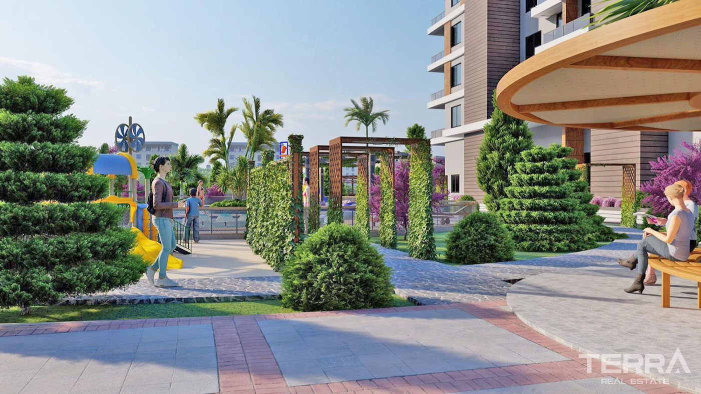 Sun-Soaked Sea View Apartments in Tece, Mersin Close to the Beach - 69100