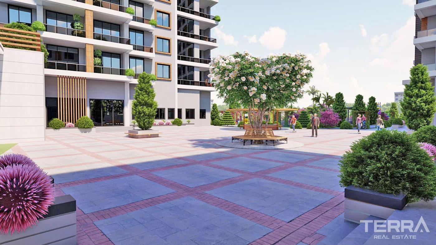 Sun-Soaked Sea View Apartments in Tece, Mersin Close to the Beach - 69104