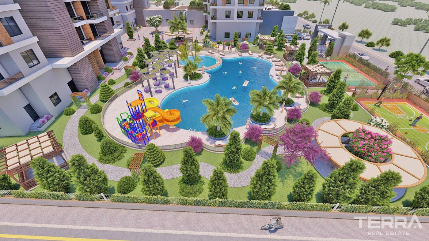 Sun-Soaked Sea View Apartments in Tece, Mersin Close to the Beach - 69106